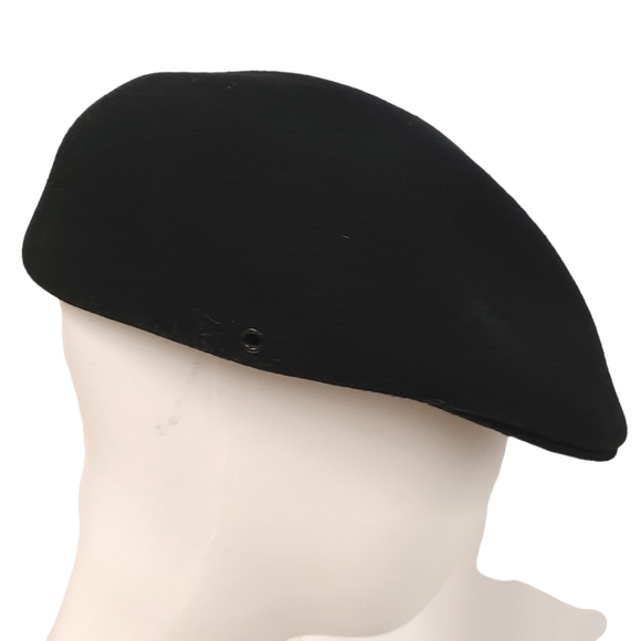 London Assoc Black Wool Newsboy Cap - Picture 4 of 8